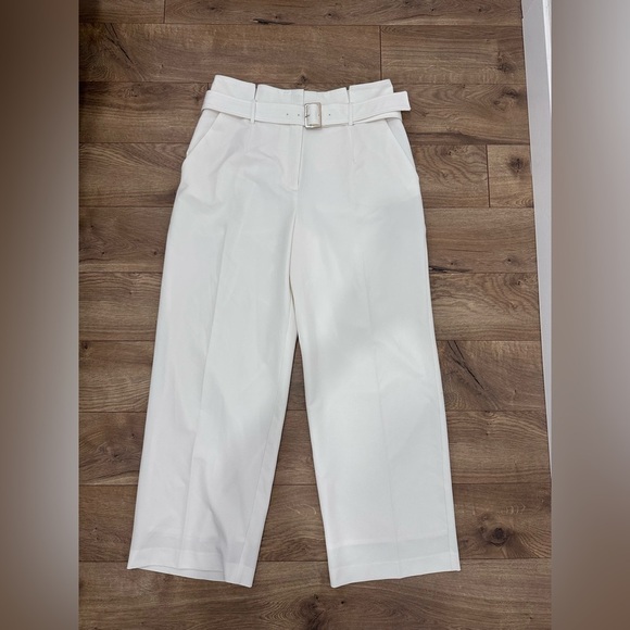 Worthington Cream Women's Trousers with Belt - Picture 1 of 10
